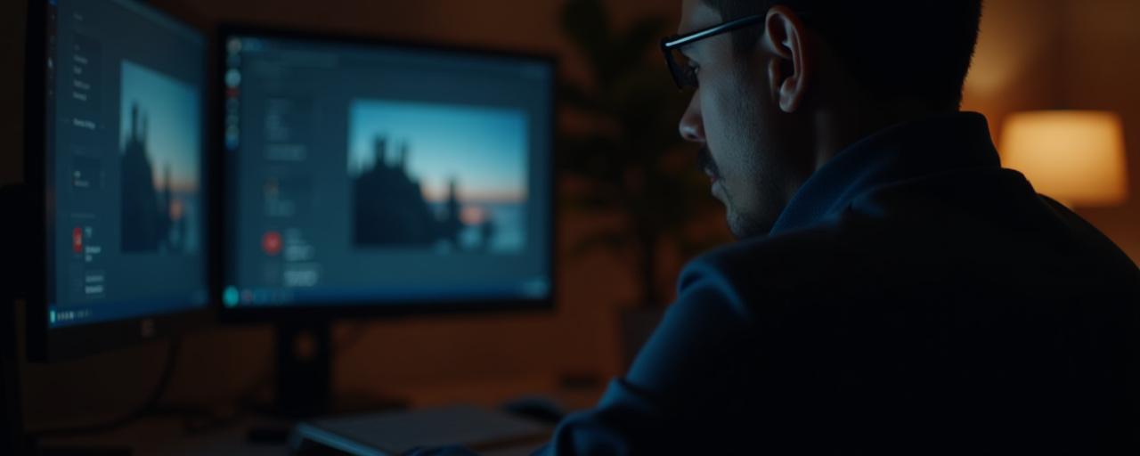Photographer receiving personalized feedback on a digital tablet